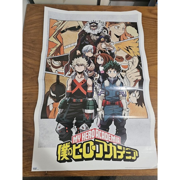 Other - Trends My Hero Academia Anime Poster Izuku Bakugo‎ Todoroki 22x34 Large Wall Art